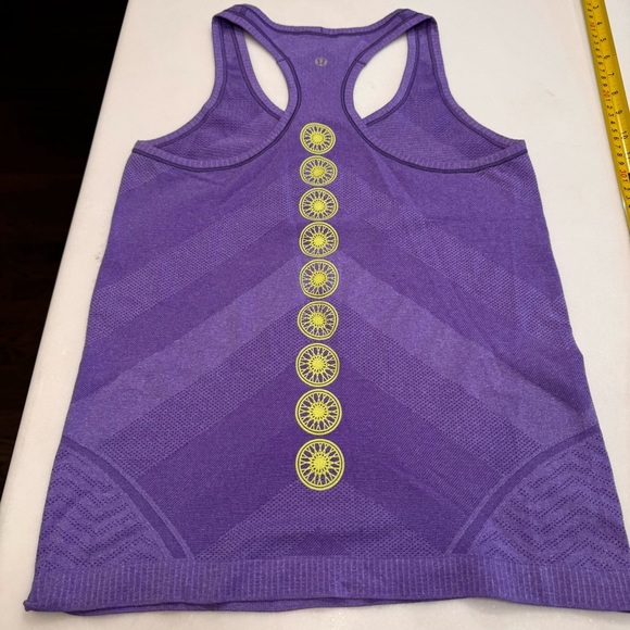 Lululemon Womens Sz 6 Swiftly Tech Purple Racerback Athletic Tank Top - Picture 7 of 9